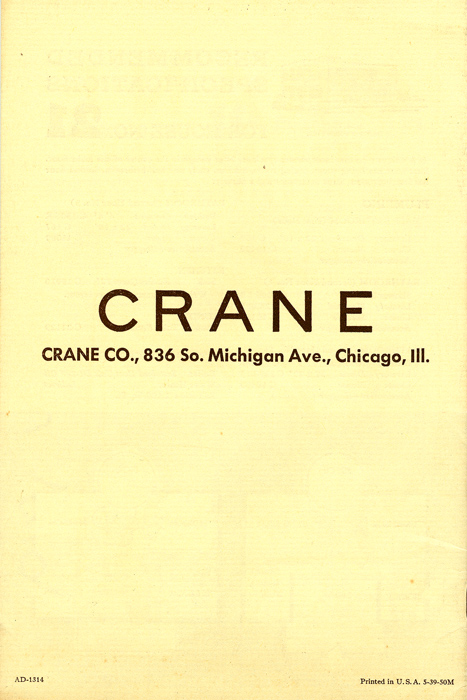 Crane Plumbing and Heating in the Town of Tomorrow