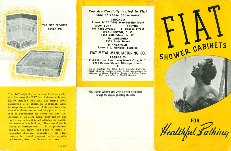 Fiat - Shower Cabinets in The Town of Tomorrow