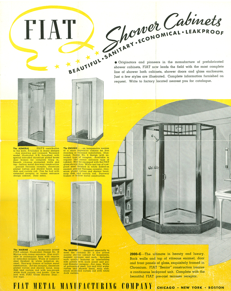 Fiat - Shower Cabinets in The Town of Tomorrow