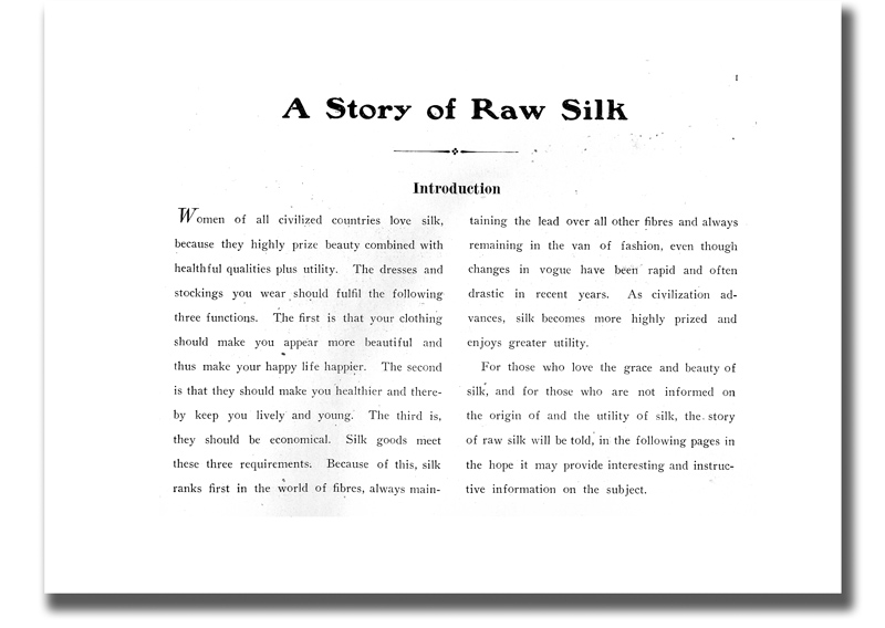 The Story of Silk