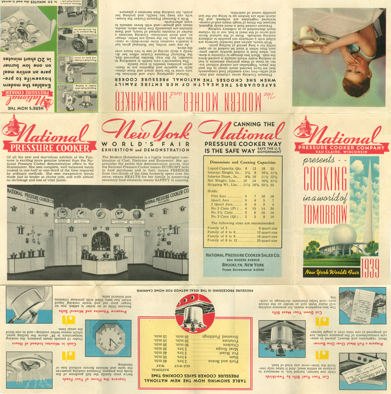Nation Pressure Cooker Brochure