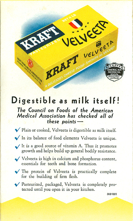 Kraft - Velveeta flyer Side 1