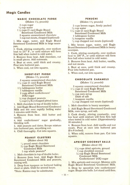 108 World's Fair Recipes from Borden's