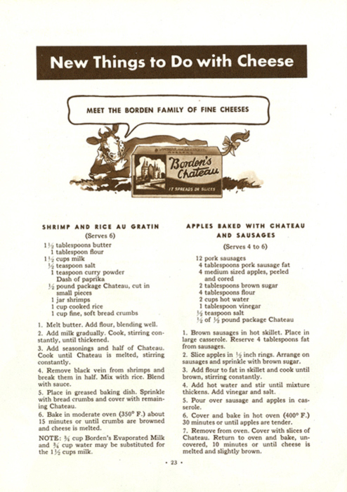 108 World's Fair Recipes from Borden's