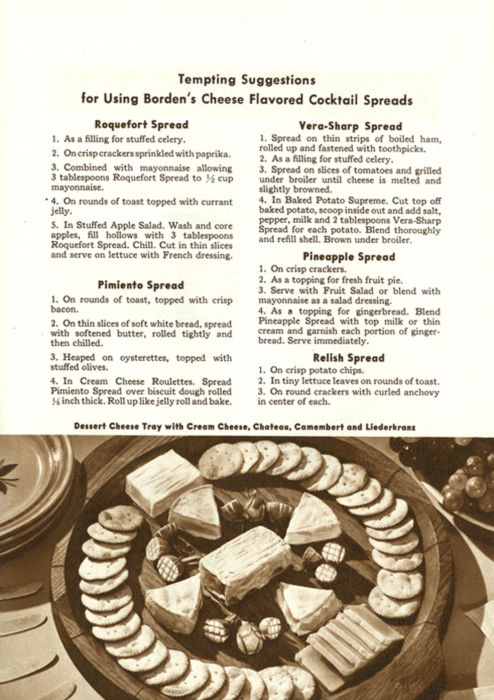 108 World's Fair Recipes from Borden's