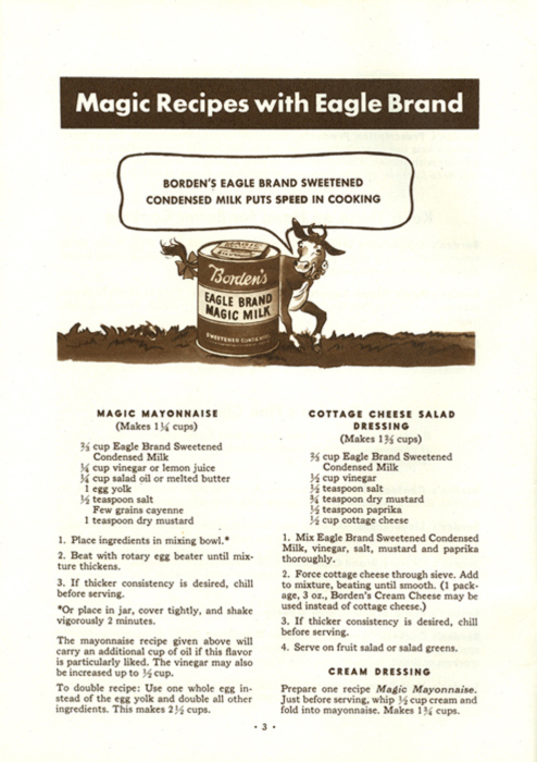 108 World's Fair Recipes from Borden's