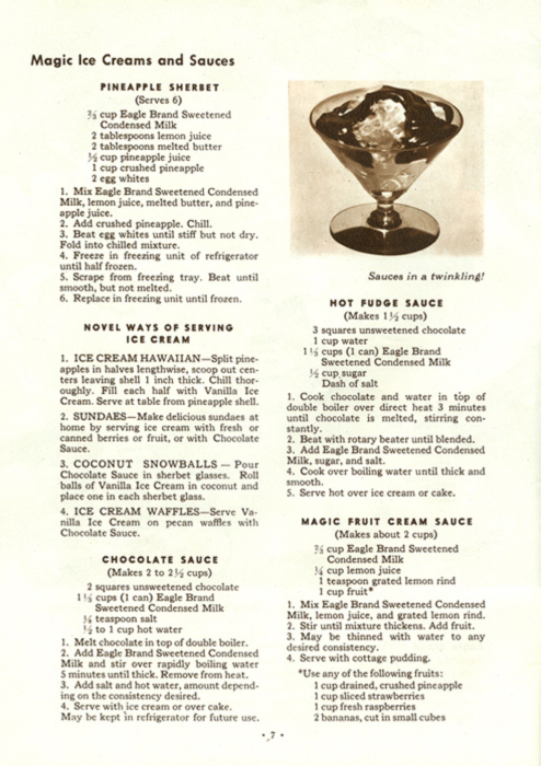 108 World's Fair Recipes from Borden's