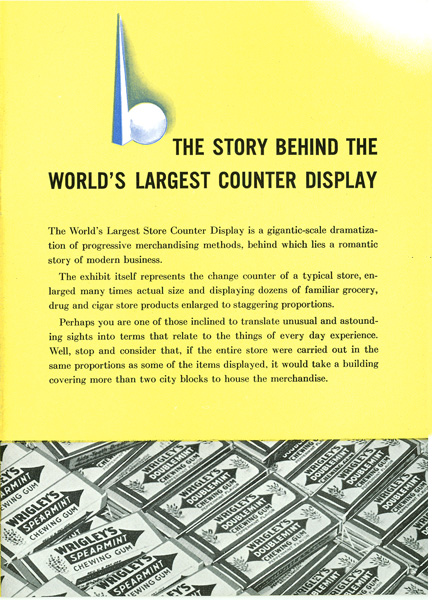 World's Largest Store Counter