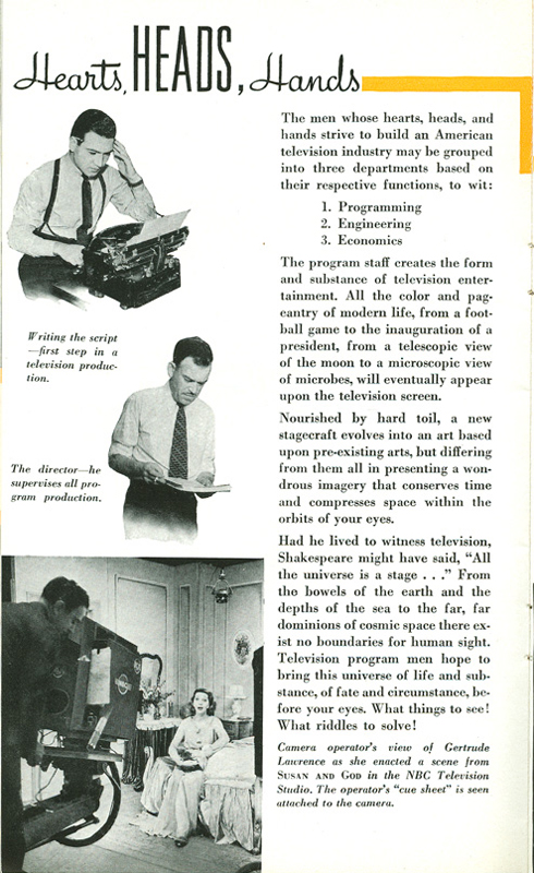 NBC Television - NBC Booklet
