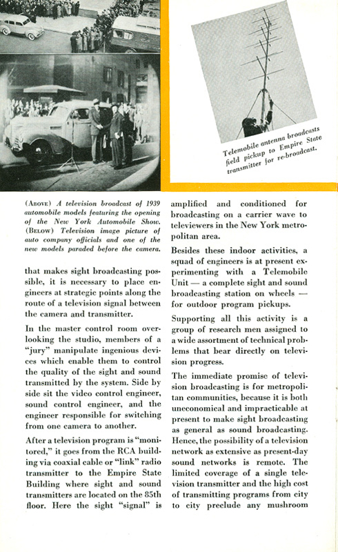 NBC Television - NBC Booklet