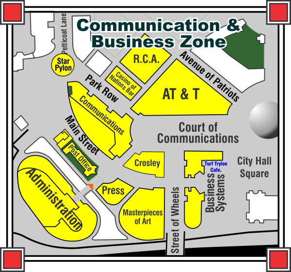 Communications Zone Map