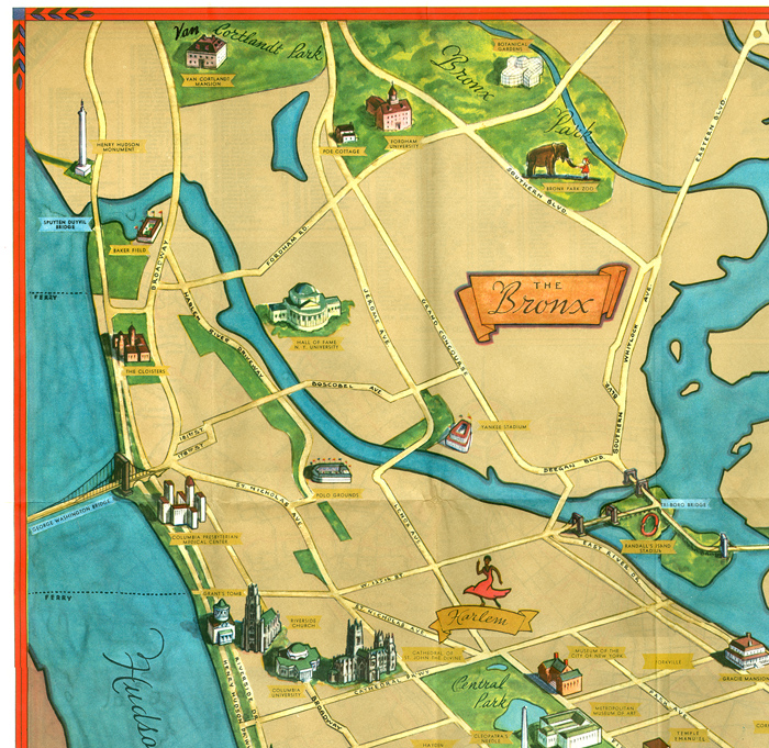 Sinclair Pictorial Map 