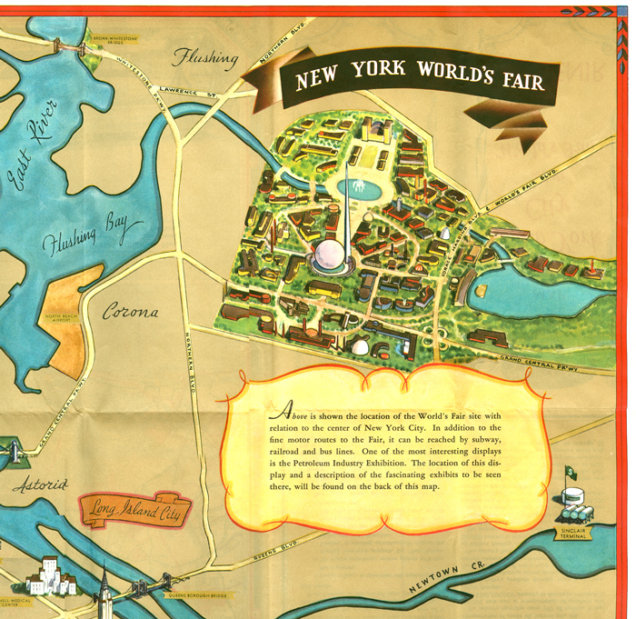 Sinclair Pictorial Map 
