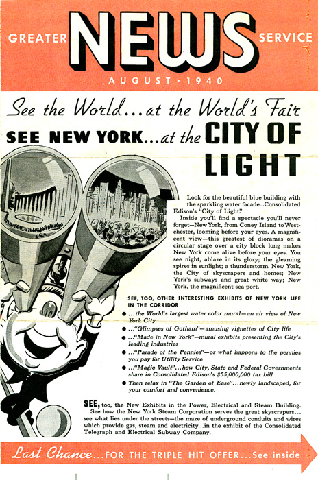 Con-Ed City of Light - Advertising Flyer