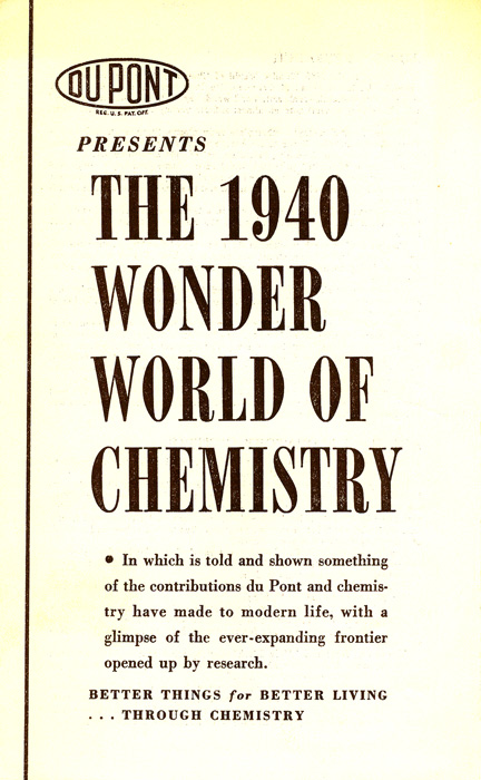 The 1940 Wonder of Chemistry