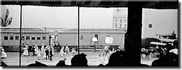 Railroad Passenger and Baggage Car