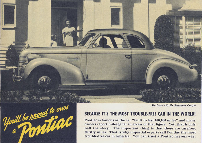 Pontiac - General Motors Second Lowest Price Car