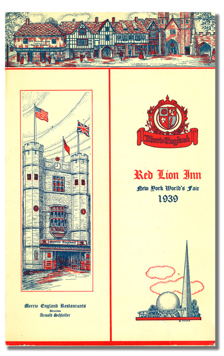 Red Lion Inn Menu