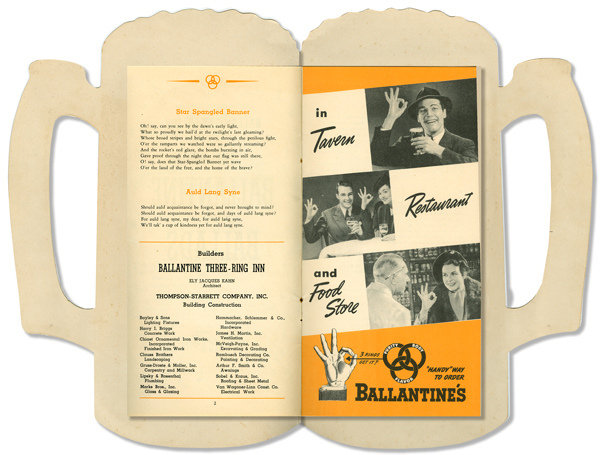 Ballantine 3-ring Inn Booklet