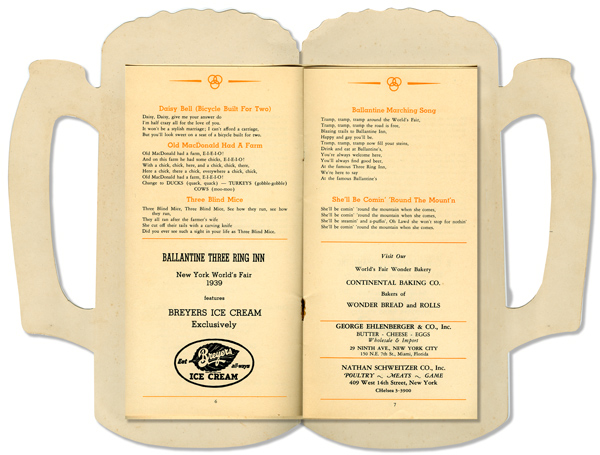 Ballantine 3-ring Inn Booklet