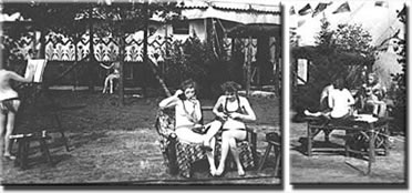 NTG Sun Worshipers - topless girls at the 1939 New York Wrold's Fair.