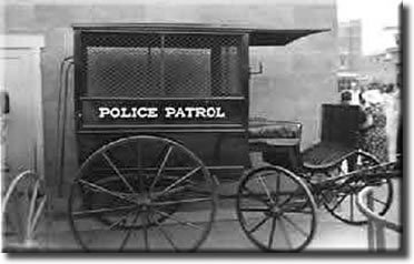 Police Patrol Wagon in Old New York