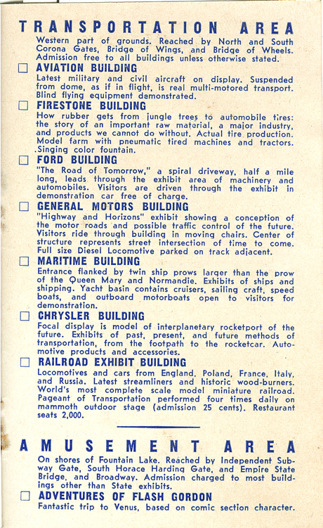 Yale Club - How to see the World's Fair