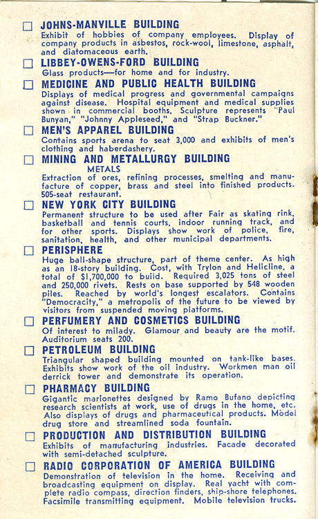 Yale Club - How to see the World's Fair